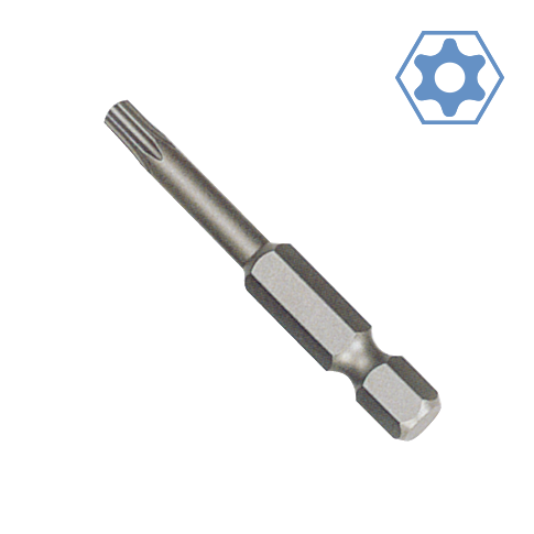 1/4" (6.35 MM) 50 MML TORX TAMPER REDUCED SHANK POWER BIT