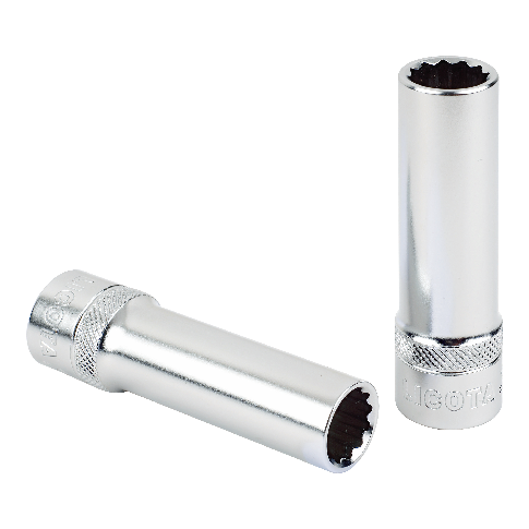 3/8" DR. FLANK 12PT DEEP SOCKETS (MICRO FINISHED)