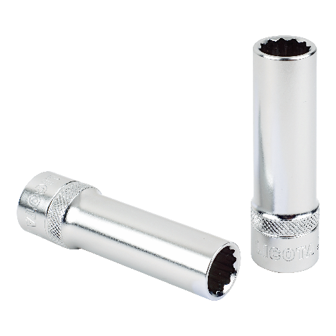 1/4" DR. FLANK 12PT DEEP SOCKETS (MICRO FINISHED)