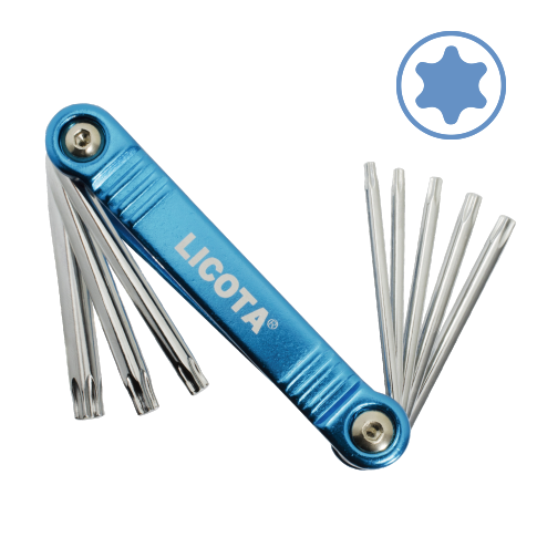 8 PCS FOLDING TORX KEY WRENCH SET