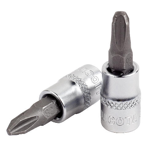 1/2" DR. PHILLIPS BIT SOCKETS CR-V, BIT S2 (MICRO FINISHED)