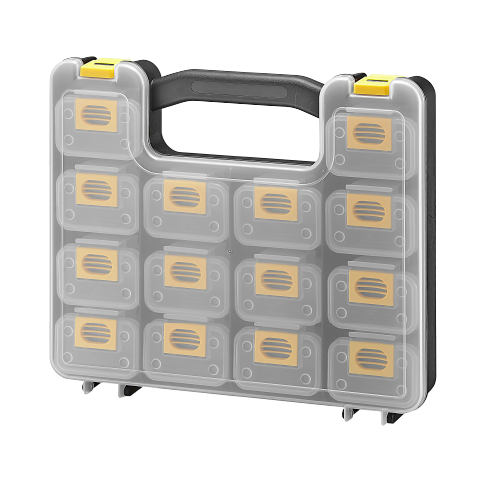 ASSORTED CASE WITH VARIOUS COMPARTMENTS