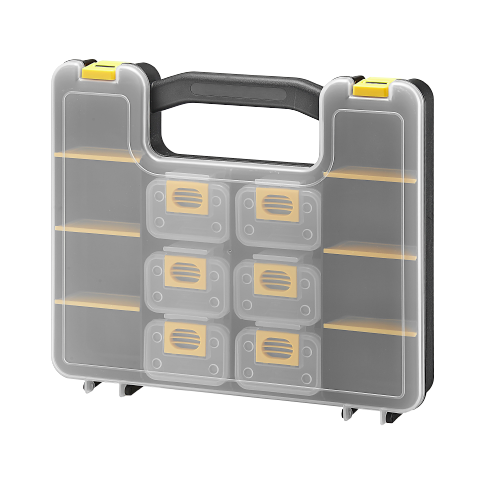 ASSORTED CASE WITH VARIOUS COMPARTMENTS