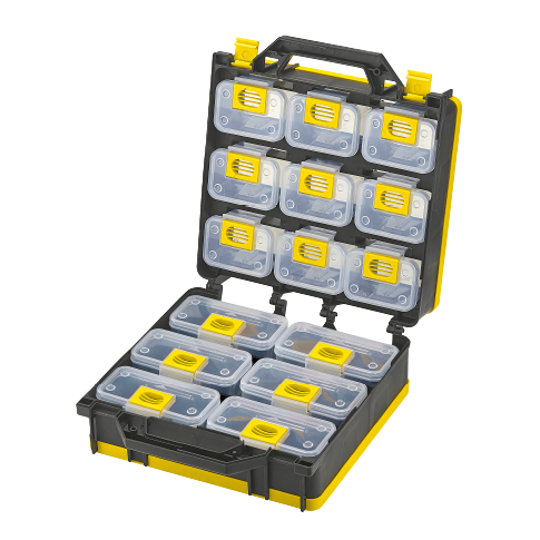 ASSORTED CASE WITH VARIOUS COMPARTMENTS