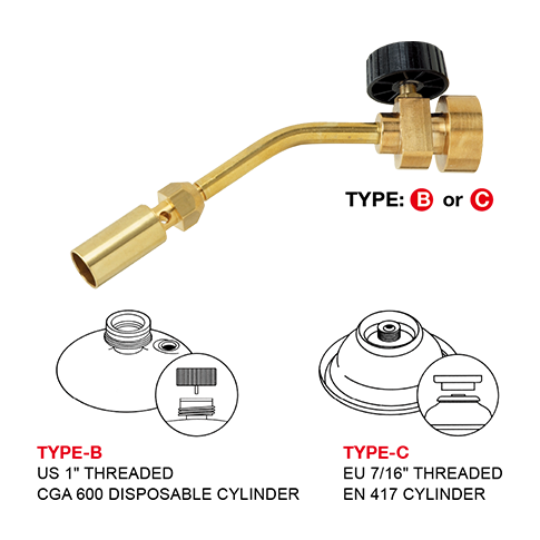 SWIVEL TUBE TORCH