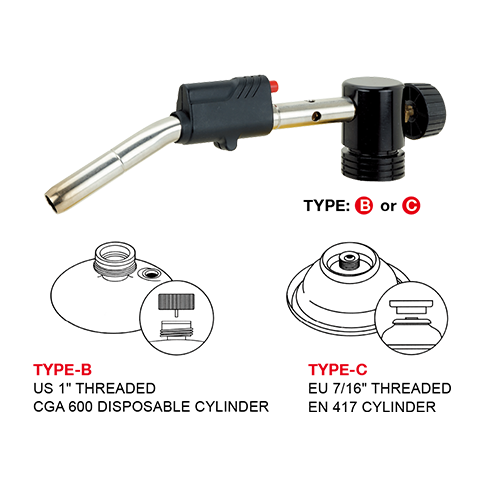 SWIVEL TUBE TORCH