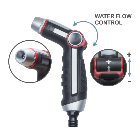 ULTRA LIGHT THUMB CONTROL ADJUSTABLE NOZZLE