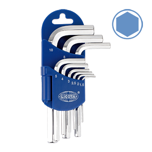 9 PCS SHORT TYPE HEX KEY WRENCH SET