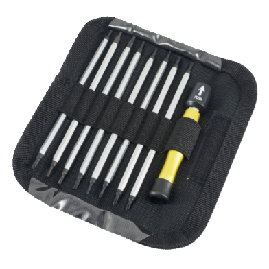 17 IN 1 ALUMINIUM HANDLE PRECISION SCREWDRIVER SET