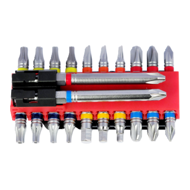 22 PCS PROFESSIONAL COLOR RING BIT SET