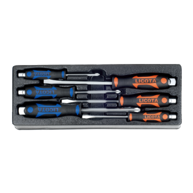 6 PCS GO-THROUGH SCREWDRIVER SET