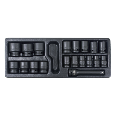 19 PCS 1/2" DR. IMPACT SOCKET SET