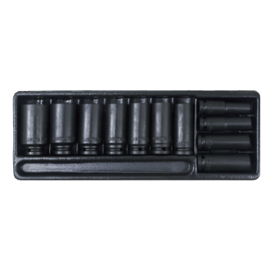 11 PCS 1/2" DR. DEEP IMPACT SOCKET SET