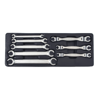 8 PCS FLARE NUT WRENCH SET