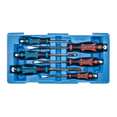 6 PCS GO-THROUGH SCREWDRIVER SET