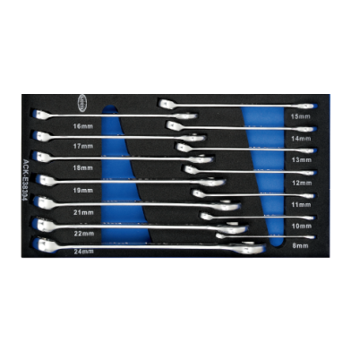 14 PCS COMBINATION WRENCH SET, CR-V