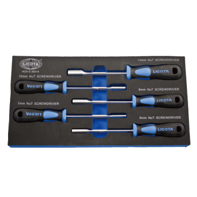 5 PCS LONG TYPE NUT SCREWDRIVER SET