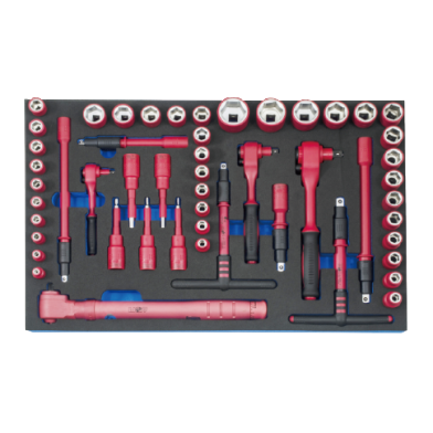 52 PCS 1/2" 1000V INSULATED TOOL SET