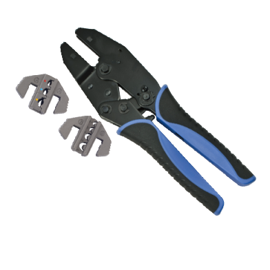 3 PCS QUICK INTERCHANGEABLE RATCHET CRIMPER KIT