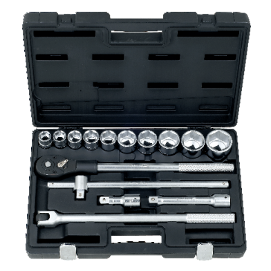 15 PCS 3/4" DR. 6PT SOCKET SET