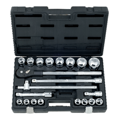 21 PCS 3/4" DR. 6PT SOCKET SET