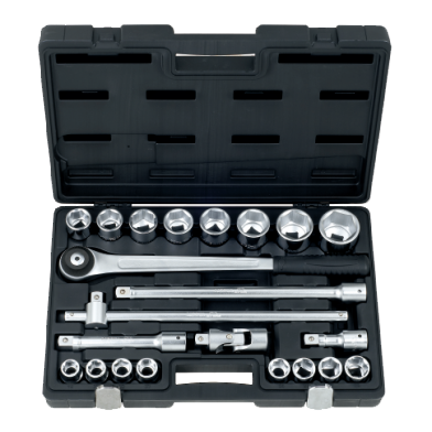 22 PCS 3/4" DR. 6PT SOCKET SET