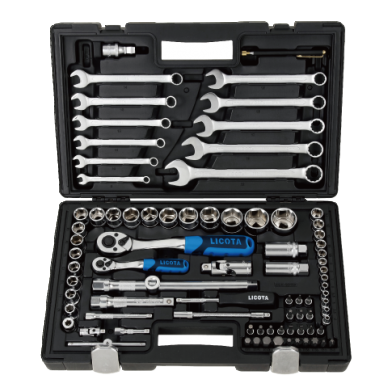 83 PCS 1/4" & 1/2" DR. 6PT FLANK SOCKET SET (36T)