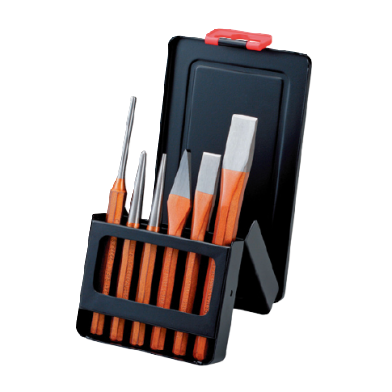 6 PCS PUNCH & CHISEL SET