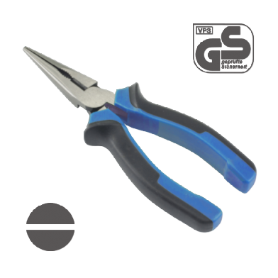 HI-LEVERAGE LONG NOSE PLIERS (EUROPEAN TYPE)