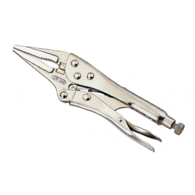 LONG NOSE WITH WIRE CUTTER LOCKING PLIERS