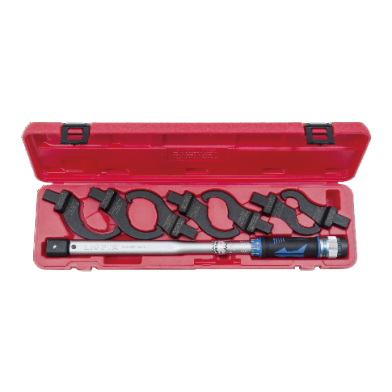 8 PCS INTERCHANGEABLE FITTINGS HOOK TORQUE WRENCH SET