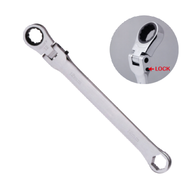 LOCKABLE FLEX GEAR WITH 15° HEX RING END WRENCH