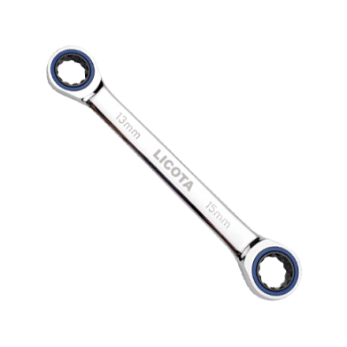 ONE-WAY DOUBLE RING END 72 TEETH RATCHET WRENCH