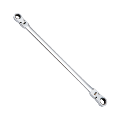 EXTRA LONG DOUBLE FLEXIBLE RING 72 TEETH RATCHET WRENCH