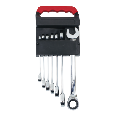 7 PCS ONE-WAY 100T RATCHET WRENCH SET