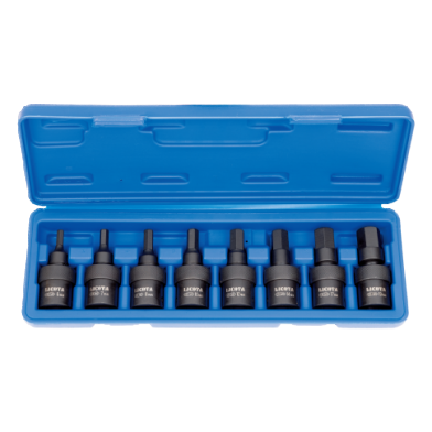 8 PCS 1/2" DR. UNIVERSAL HEX DRIVER IMPACT SOCKET SET