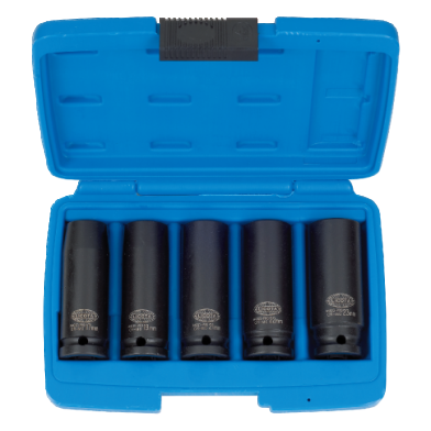 5 PCS 1/2" DR. DEEP IMPACT SOCKET SET