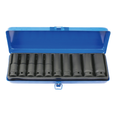 10 PCS 1/2" DR. DEEP IMPACT SOCKET SET