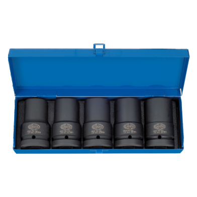 5 PCS 1" DR. DEEP IMPACT SOCKET SET