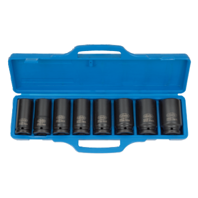 8 PCS 1" DR. DEEP IMPACT SOCKET SET