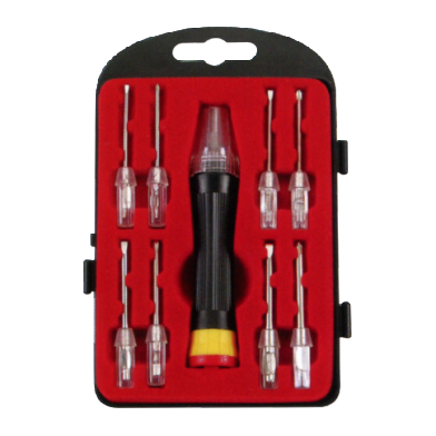 8 IN 1 PRECISION SCREWDRIVER WITH LED LIGHT