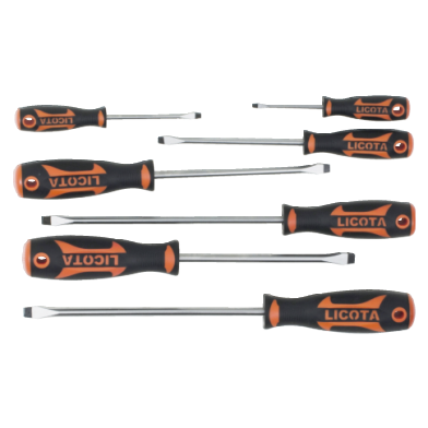 7 PCS PRO SLOTTED SCREWDRIVER SET