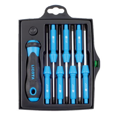 7 IN 1 INTERCHANGEABLE SCREWDRIVER CASE SET