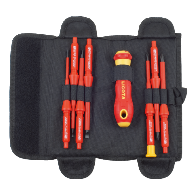 7 IN 1 VDE INTERCHANGEABLE SCREWDRIVER POUCH SET