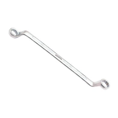 EUROPEAN TYPE DOUBLE RING OFFSET 75˚ WRENCH