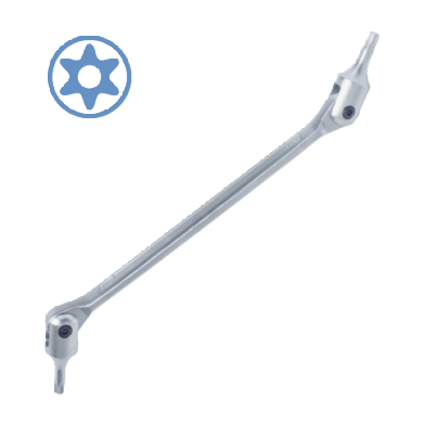 SWIVEL DOUBLE TORX TAMPER WRENCH