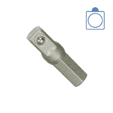 INSERT TYPE 1/4" (6.35 MM) SOCKET ADAPTER