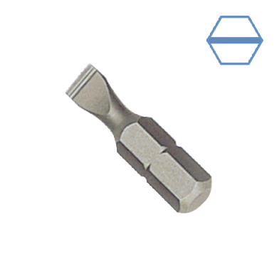 1/4" (6.35 MM) NON-SLIP SLOTTED INSERT BIT