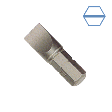 1/4" (6.35 MM) SLOTTED INSERT BIT