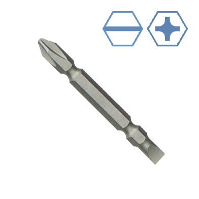 1/4" (6.35 MM) DOUBLE END POWER BIT